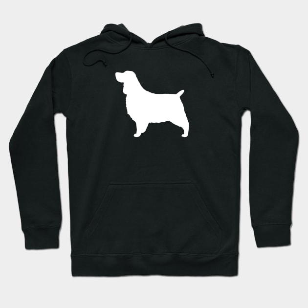 English Springer Spaniel Silhouette Hoodie by Coffee Squirrel